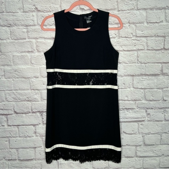 Aqua Black Lace Sleeveless Dress NWT - Picture 3 of 13